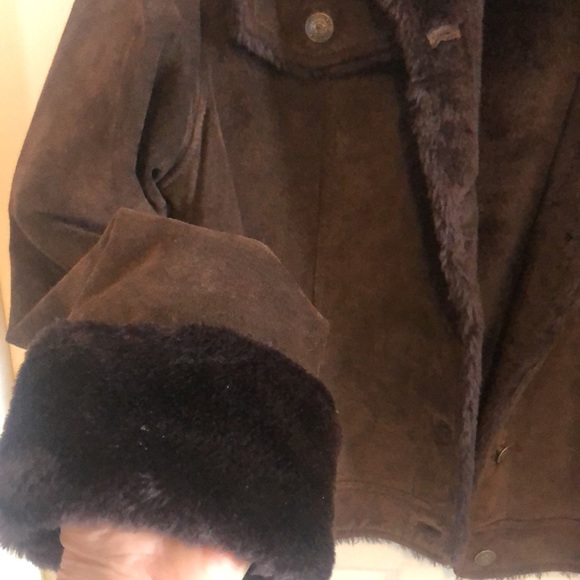 Leather suede jacket - Picture 4 of 6